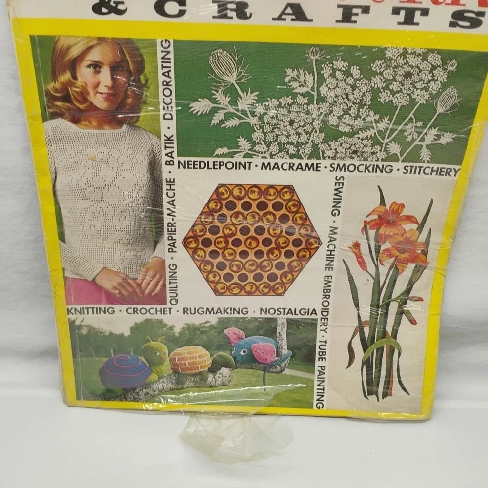 McCall's Needlework &‎ Crafts Spring-Summer 1972 New In Plastic NOS Vintage